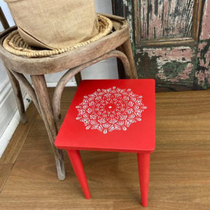 Red Mini Table